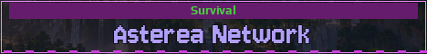 Asterea Network Minecraft server banner