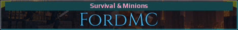 FordMC Minecraft server banner
