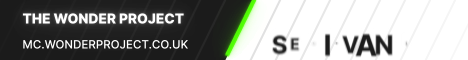 The Wonder Project Minecraft server banner
