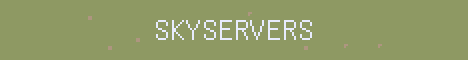 SkyServers Minecraft server banner