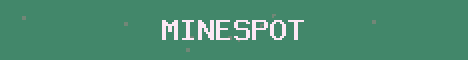 MineSpot Minecraft server banner