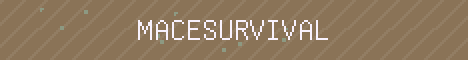 MaceSurvival Minecraft server banner