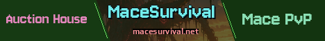 MaceSurvival Minecraft server banner