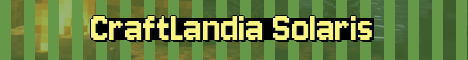 CraftLandia Solaris Minecraft server banner