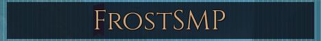 FrostSMP Minecraft server banner
