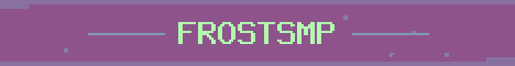FrostSMP Minecraft server banner