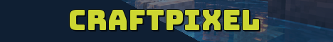 CraftPixel Minecraft server banner