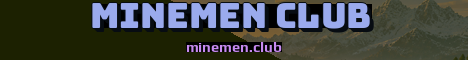Minemen Club Minecraft server banner