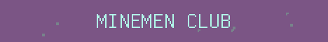Minemen Club Minecraft server banner