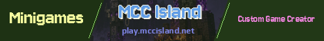 MCC Island Minecraft server banner