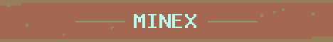 MineX Minecraft server banner