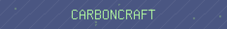 CarbonCraft Minecraft server banner