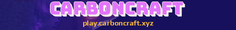 CarbonCraft Minecraft server banner