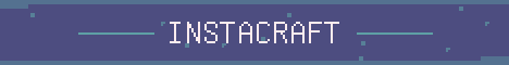 InstaCraft Minecraft server banner