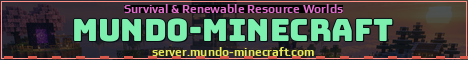Mundo-Minecraft Minecraft server banner