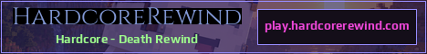 HardcoreRewind Minecraft server banner