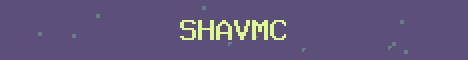 ShavMC Minecraft server banner