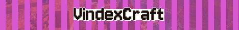 VindexCraft Minecraft server banner