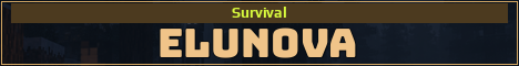 Elunova Minecraft server banner