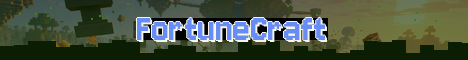 FortuneCraft Minecraft server banner