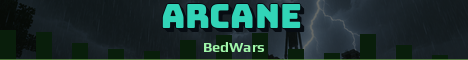 Arcane Minecraft server banner