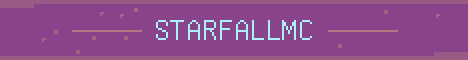 StarfallMC Minecraft server banner