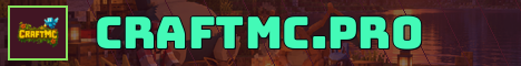 CraftMC.pro Minecraft server banner