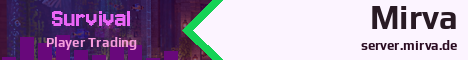 Mirva Minecraft server banner