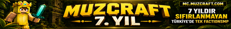 MuzCraft Minecraft server banner