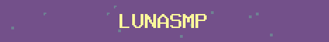 LunaSMP Minecraft server banner