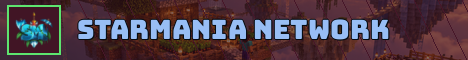 Starmania Network Minecraft server banner