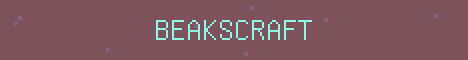 Beakscraft Minecraft server banner