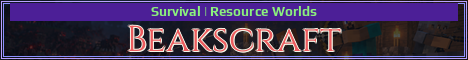 Beakscraft Minecraft server banner