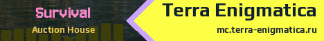 Terra Enigmatica Minecraft server banner