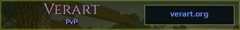 Verart Minecraft server banner