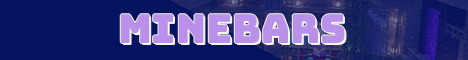 MineBars Minecraft server banner