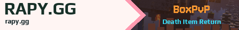 RAPY.GG Minecraft server banner