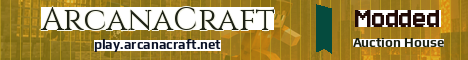 ArcanaCraft Minecraft server banner
