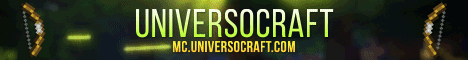UniversoCraft Minecraft server banner