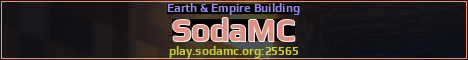SodaMC Minecraft server banner