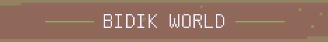 Bıdık World Minecraft server banner