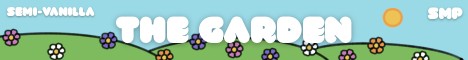 The Garden Minecraft server banner