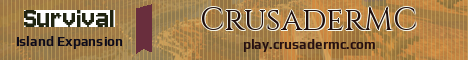 CrusaderMC Minecraft server banner