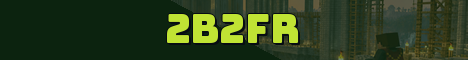 2B2FR Minecraft server banner