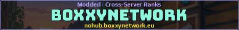 BoxxyNetwork Minecraft server banner