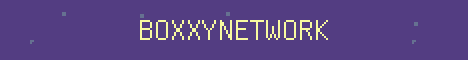 BoxxyNetwork Minecraft server banner