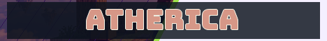 Atherica Minecraft server banner