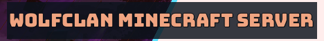 WolfClan Minecraft Server Minecraft server banner