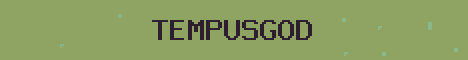 TempusGod Minecraft server banner