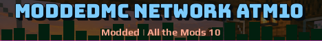 ModdedMC Network ATM10 Minecraft server banner